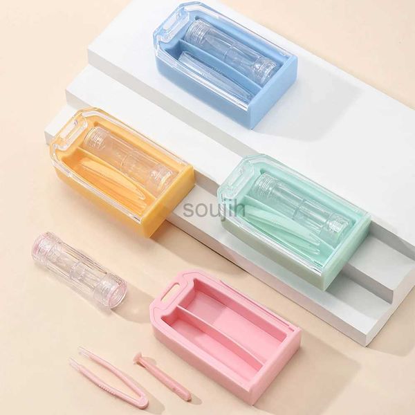 Contacts Lens Accessoires 1set Contact Lenses Tweezers Lens Inserter Aspir Stick Contact Remover Eyewear Tool Accessories Multi Color D240426