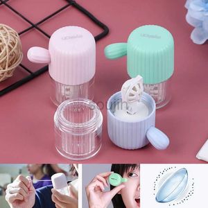 Contacts Accessoires Contact Contact Cleaner Portable Manuel Nettoyage Cosmetic Contact Boîte Voyage Contact Case HL-830 Manual Rotary Cleaner D240426