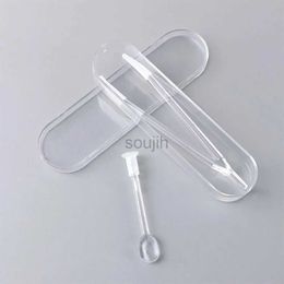 Contacte Lens Accessoires Plastique Transparent Grande Shell Independent Contact Contact Clip Tweezers Tools Beauty Stick Stick D240426