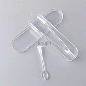 Contacte Lens Accessoires Plastique Transparent Grande Shell Independent Contact Contact Clip Tweezers Tools Beauty Stick Stick D240426