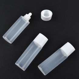 Contactlens opslag set ogen druppelaar fles plastic vloeibare fles transparante reisopslag doos container voor contactlens.