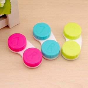 Contactlenzen Box Lens Case Ogen Verzorging Travel Kit Holder Container Bril Cosmetische Contact Lens Box Mix verzenden