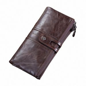 portefeuille en cuir véritable du contact pour hommes lg moussin décontracté des hommes de porte-cartes portefeuille porte-carte porte-monnaie Mey Clip portefeuille féminin x2rz #