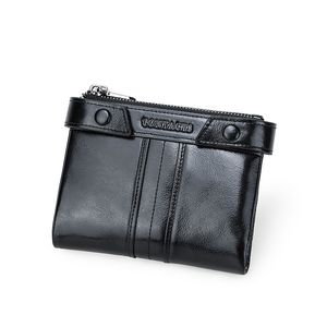 Contact'S petit porte-cartes de crédit Compact à deux volets pour dames avec poche zippée portefeuille en cuir pour femmes portefeuille en cuir véritable