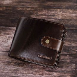 Portefeuille en cuir véritable pour hommes, gravure de Contacts, porte-monnaie Rfid, petit portefeuille, porte-cartes multifonction, pochette