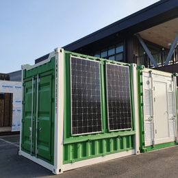 Container Homes Fotovoltaïsche energieopslagdoos Het heeft de kenmerken van warmte-isolatie, constante temperatuur, brandvertragend, zand enzovoort
