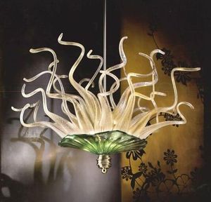 Groothandel hanglamp moderne bloem kroonluchters Italiaanse lampen stijl handgeblazen glas hotel kroonluchter licht