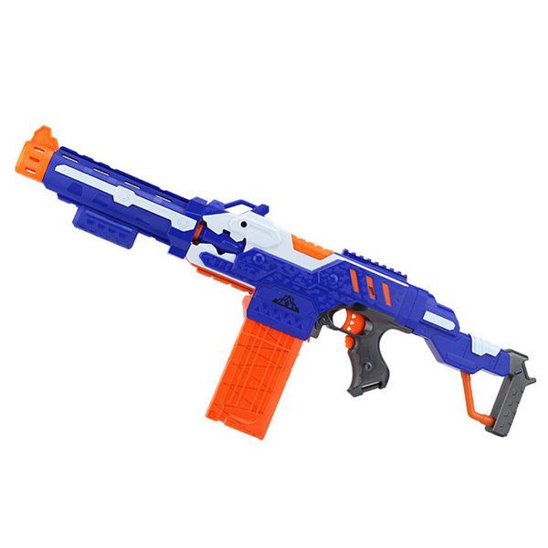 Pistola de juguete de bala suave eléctrica de disparo continuo para niños con submáquina objetivo para niños regalo de Rifle para padres e hijos