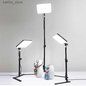 Éclairage continu 11 pouces LED Photo studio Light 3200K-6000K Vidéo remplissage d'éclairage photo Panneau photo avec support de bureau pour trépied pour le streaming en direct Y240418