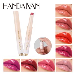 Appuyez sur le rouge à lèvres et le crayon à lèvres maquillage miroir brillant lèvres Glaze 8 Couleurs hydratant longue durable nutritive facile à porter lisses lipliner lipliner