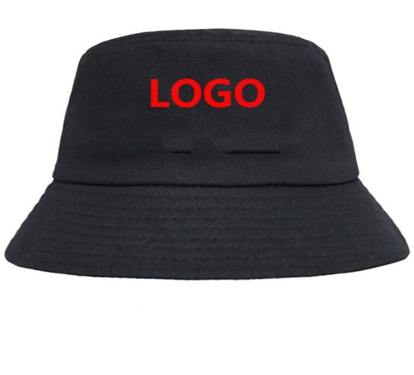 Contrato con el primer enlace solo para sombrero con forma de cubo para mujeres y hombres, estampado o bordado personalizado, varios colores, algodón 5224400