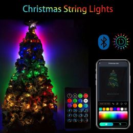 Control 10m Aplicación ideal LED LED IP65 Smart USB Magic Leather Wire Light Garland Diy LED Light String IP65 Luces de decoración al aire libre interiores