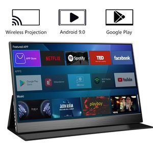 CONTRÔLE 15.6 IPTV Smart Monitor App Store Google Play Wireless Projection Portable AirPlay Miracast DLNA USB C HDMICOMPATIBLE