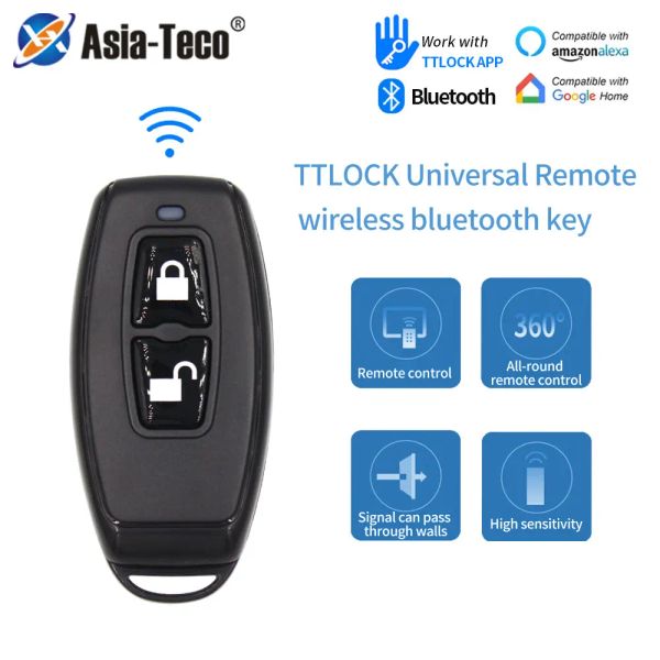 COMMANDE 2,4 GHz Porte de garage sans fil Remote Contrôle R1 pour application TTLOCK Smart Lock Door Overner 433m Bouton de contrôleur à distance 3V CR2032