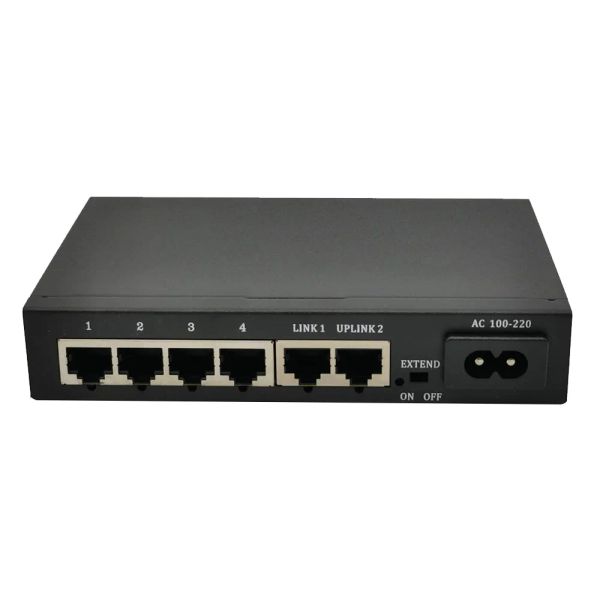 Contrôle 2 SFP UpLink Poe 10 / 100m RJ45 Port Switch Outdoor Smart Poe Interrupteur