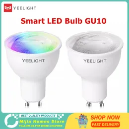 Contrôle 2021 Nouveau Yeelight LED GU10 Ampoule LED intelligente à intensité variable/colorée AC 220240V 4.8W 2700K Fonctionne avec Google Assistant Alexa Razer Chroma