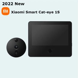 Contrôle 2022 plus récent Xiaomi Smart Cateye 1S interphone vidéo sans fil 1080P HD caméra Vision nocturne détection de mouvement sonnette vidéo