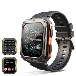 CONTRÔLE 2023 NOUVEAU C20 Pro Smart Watch Voice Assistant BT Wireless Call Business Outdoor Sports IP68 Tournette imperméable pour Android iOS