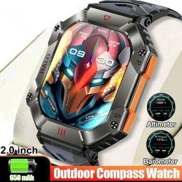 Controle 2024 Bluetooth Call Smart Watch Men Outdoor Sport Bracelet Heart Rate Blood Pressure Fitness AMOLED Smartwatch