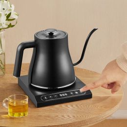 Contrôle 220 V Kettle électrique 800 ml Joue à main en cyclèse Brew Coffee Pot Thermo Pot TemperatureControl Chauffage Water Bottle Smart Teapot