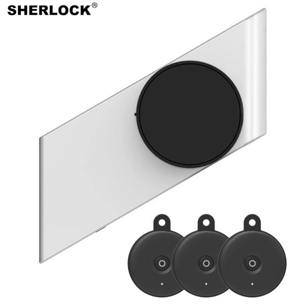 Contrôle 3PCS Clés sans fil de Sherlock S3 Stick Smart Lock Phone App A application Bluetooth Compatible Electronicless Smart Lock Outdoor