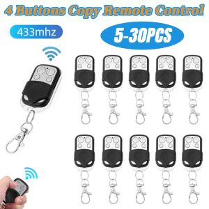 Besturing 433MHz Kopie Remote Control draadloze auto -kloon vaste code Duplicator Universal Smart Key Garage Door Gate Opener afstandsbedieningen