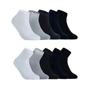 Contrôle 5 paires Xiaomi respirant antibactérien mâle chaussettes doux confortable argent Ion antibactérien quatre saisons qualité supérieure youpin