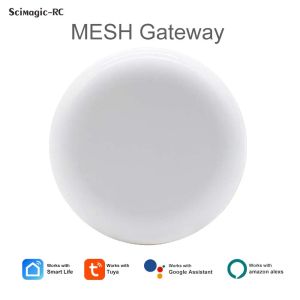 Control Alexa Google Home Voice RF 433MHz Control remoto BLE Mesh Wireless Smart Gateway Wall Single FireWire Lighting Switch Tuya Smart