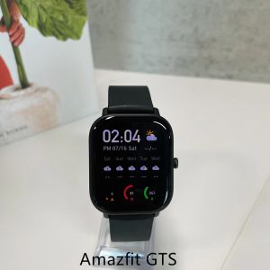 Controle Amazfit GTS Smart Watch Fashion Sport Watch Waterdichte zwemmuziekbesturing voor Android iOS Expositions Demonstration 9598 NIEUW