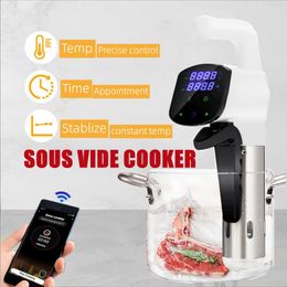 Contrôlez Anyufa en acier inoxydable IPX7 imperméable Sous vide cuiseur à l'immersion thermique circulatrice intelligente application Contrôle la mijoteuse