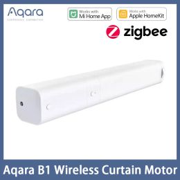 Besturing Aqara B1 SMART GUURTAIR MOTOR DRAADOLESS Zigbee Timing -app Remote Control Smart Motorized Electric Curtain Motor voor Smart Home