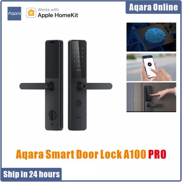 Control Aqara Door Lock A100 Pro Bluetooth Apple Home Key HomeKit Smart Fingerprint Lock