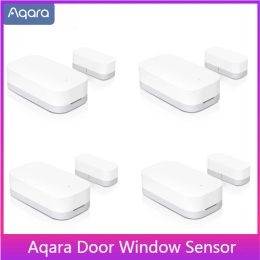 Control Aqara Sensor de ventana de puerta Zigbee Conexión inalámbrica Mini sensor de puerta inteligente Trabaja con la aplicación Mi Home para Xiaomi Mijia Smart Home