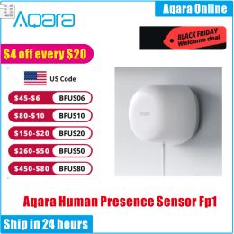 Controle Aqara FP1 Human aanwezigheidsensor FP1 Smart Human Body Bestaat Sensor Zigbee 3.0 Connection Smart Home voor app Aqara Home HomeKit