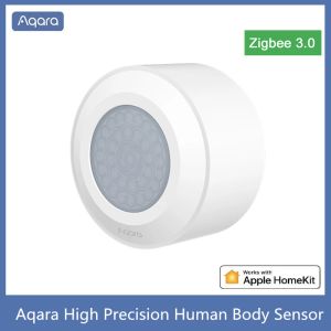 Contrôle Aqara capteur de corps humain de haute précision Zigbee 3.0 capteur de mouvement 3 niveaux de sensibilité fonctionne avec Gateway Hub pour maison intelligente HomeKit