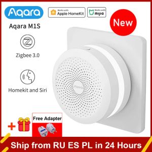 Contrôle Aqara Hub Smart Gateway M1S 2.4G WiFi Zigbee 3.0 RVB Night Light Travail avec Apple Homekit et Xiaomi Mi Home App Control