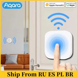 Contrôle Aqara capteur intelligent sans fil Mini interrupteur clé Zigbee connexion à distance une touche bouton de commande sécurité à domicile Mihome Mijia Homekit