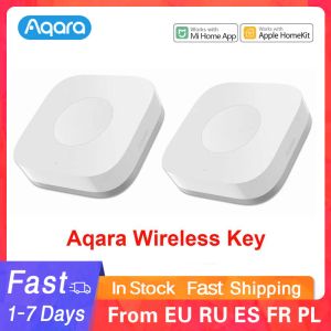 Contrôle Aqara Sensor Wireless Mini Switch Zigbee One Key Clection Connexion Bouton de commande pour Smart Home Security Mihome Homekit