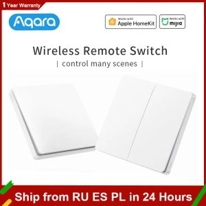 Controle Aqara Smart Switch Licht Afstandsbediening ZiGBee Wifi Draadloze sleutel Wandschakelaar D1 Werk met Gateway 3 Hub homekit Mi Home