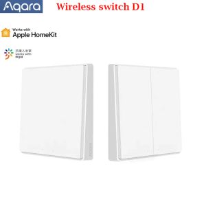 Contrôle Aqara Smart ZigBee maison intelligente sans fil clé interrupteur fonctionne avec Xiaomi Mi Home homekit