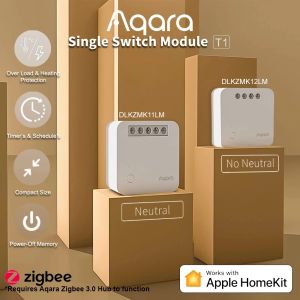 Controle Aqara Switch Module T1 Single Chiannel Relay Controller Wireless Zigbee 3.0 met / No Neutral Smart Home Timers ondersteunt HomeKit