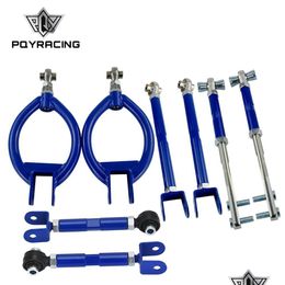 Support de bras de commande Pqy - Pour 89-94 240Sx S13 Camber et tension du bras de traction Bout arrière réglable Bleu 9816And9823And9836And9805 Drop D Dhmhj