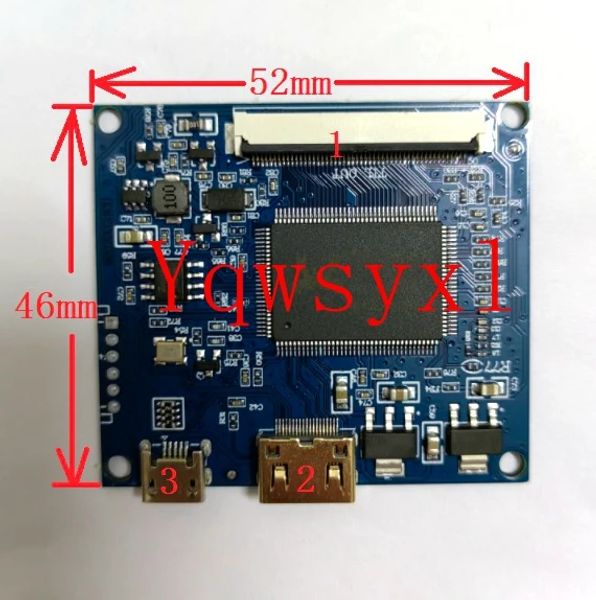 Controlador de control Mini compatible con HDMI para 6.5 pulgadas 50pin 800*480 pantalla LCD pantalla Micro-USB5V
