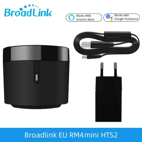 Contrôle BroadLink RM4 MINI Universal Remote Control Switch Ir WiFi Wireless Controller HTS2 COMPATIBLE ALEXA Google Home Domotica