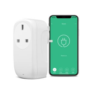 Controle Broadlink SP4L UK Wifi Socket Timer Instelling Plug Smart Home Draadloze app-bediening werkt met Alexa Google Home