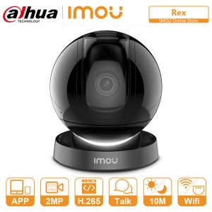 Contrôle Dahua Imou Indoor Auto Cruise WiFi WiFi View Panoramic View Construit Smart Tracking Twoway Talk Ethernet Port IMou Rex 2MP