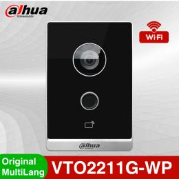 Contrôle Dahua Vto2211gwp Mini Poe interphones vidéo Station extérieure Wifi Audio bidirectionnel et réseau sans fil vocal Station de porte de villa Ip