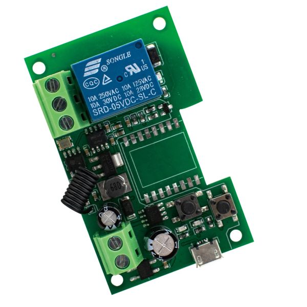 Contrôle le module de relais WiFi DC5V 12V 220V pour le relais de retard sans fil à distance de l'application Ewelink pour le commutateur de maison intelligent intelligent