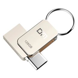 Control DM TYPEC OTG USB 3.0 Flash Drive 32 GB 16 GB 64 GB Penaandrijving Smart telefoon Geheugen Mini USB Stick USBC 3.1 Dubbele dubbele plug PD059