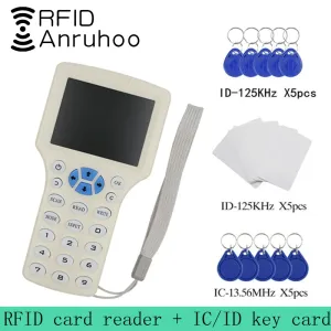 Contrôle anglais 10 IC / ID Fréquence RFID Access Control Carte Reader NFC En écrivain de carte de cryptage UID Duplicateur Smart Key Copieur